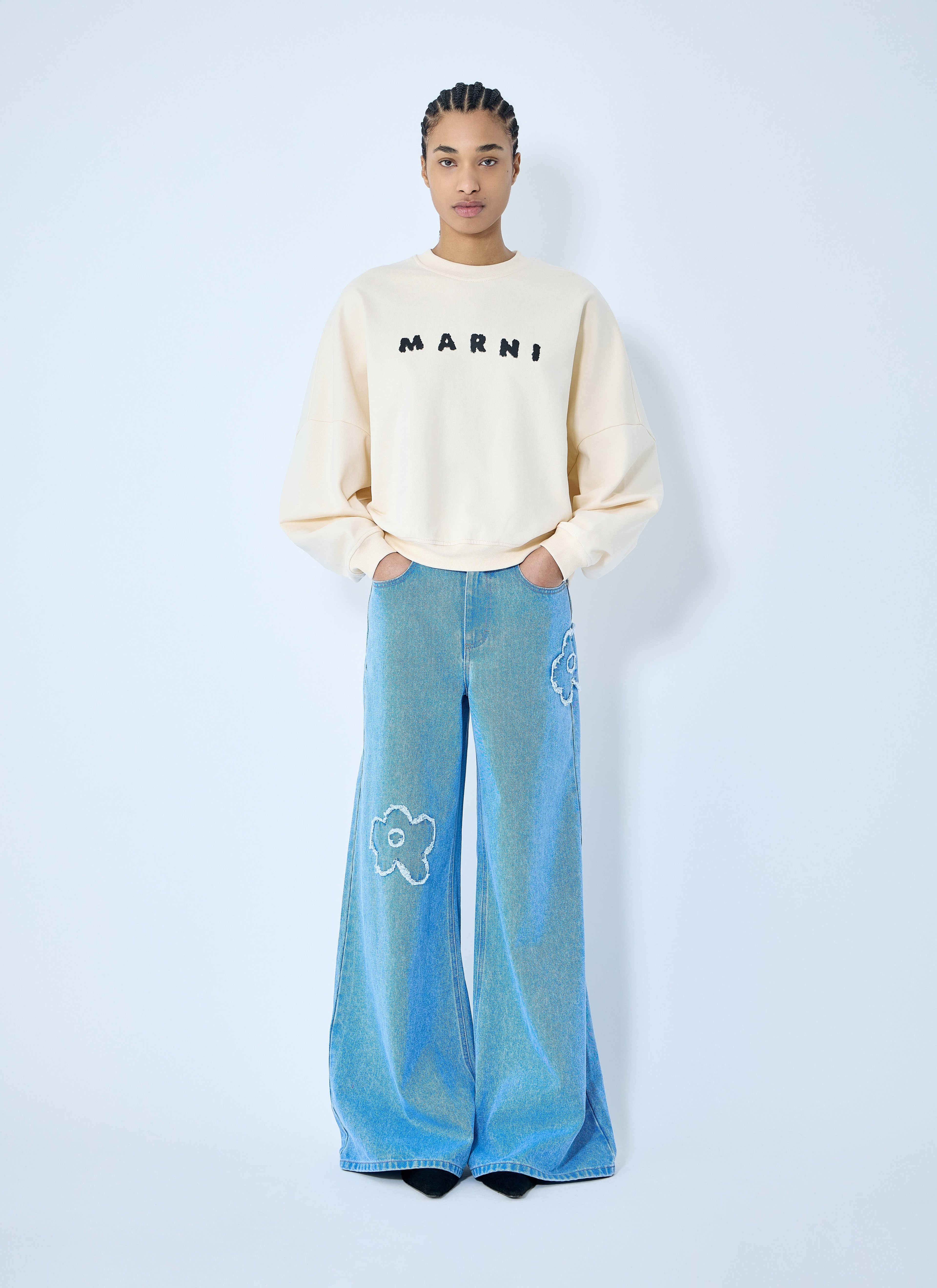 Marni Women Logo Print Sweatshirt