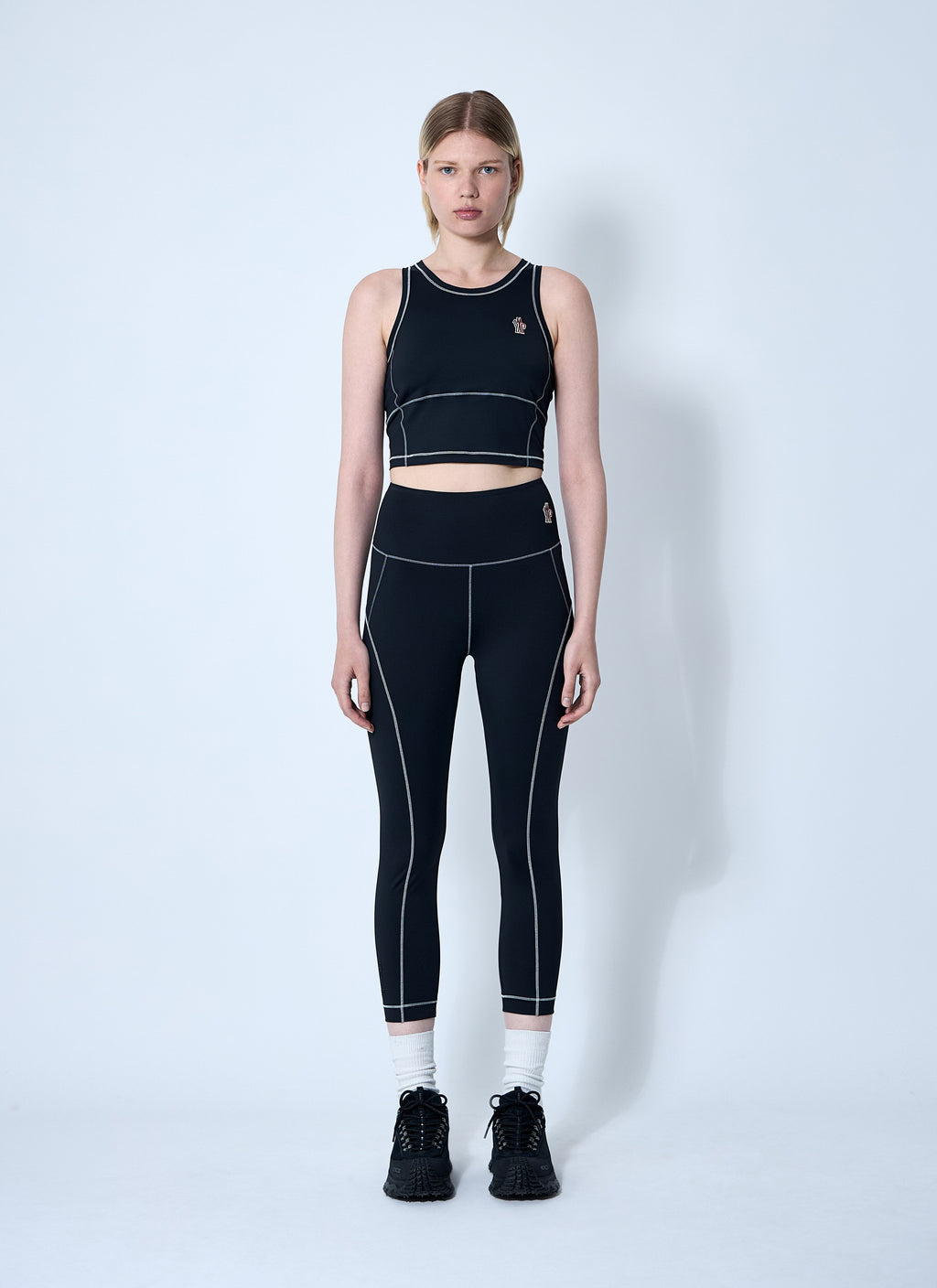 Moncler Grenoble Women Logo Patch Leggings