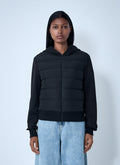 Moncler Women Quilted Hooded Cardigan