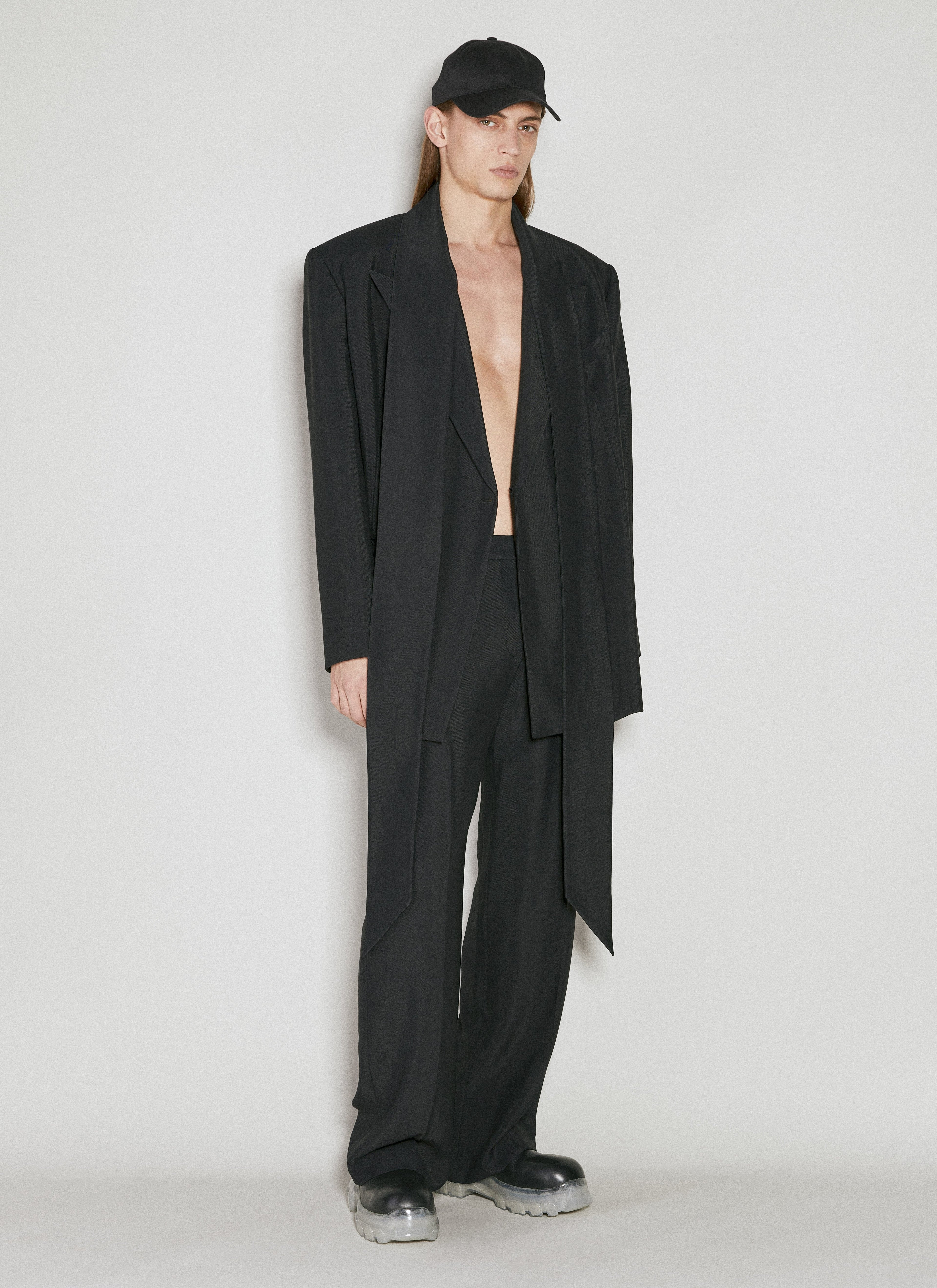 Mugler Men Cut-Out Tailored Pants