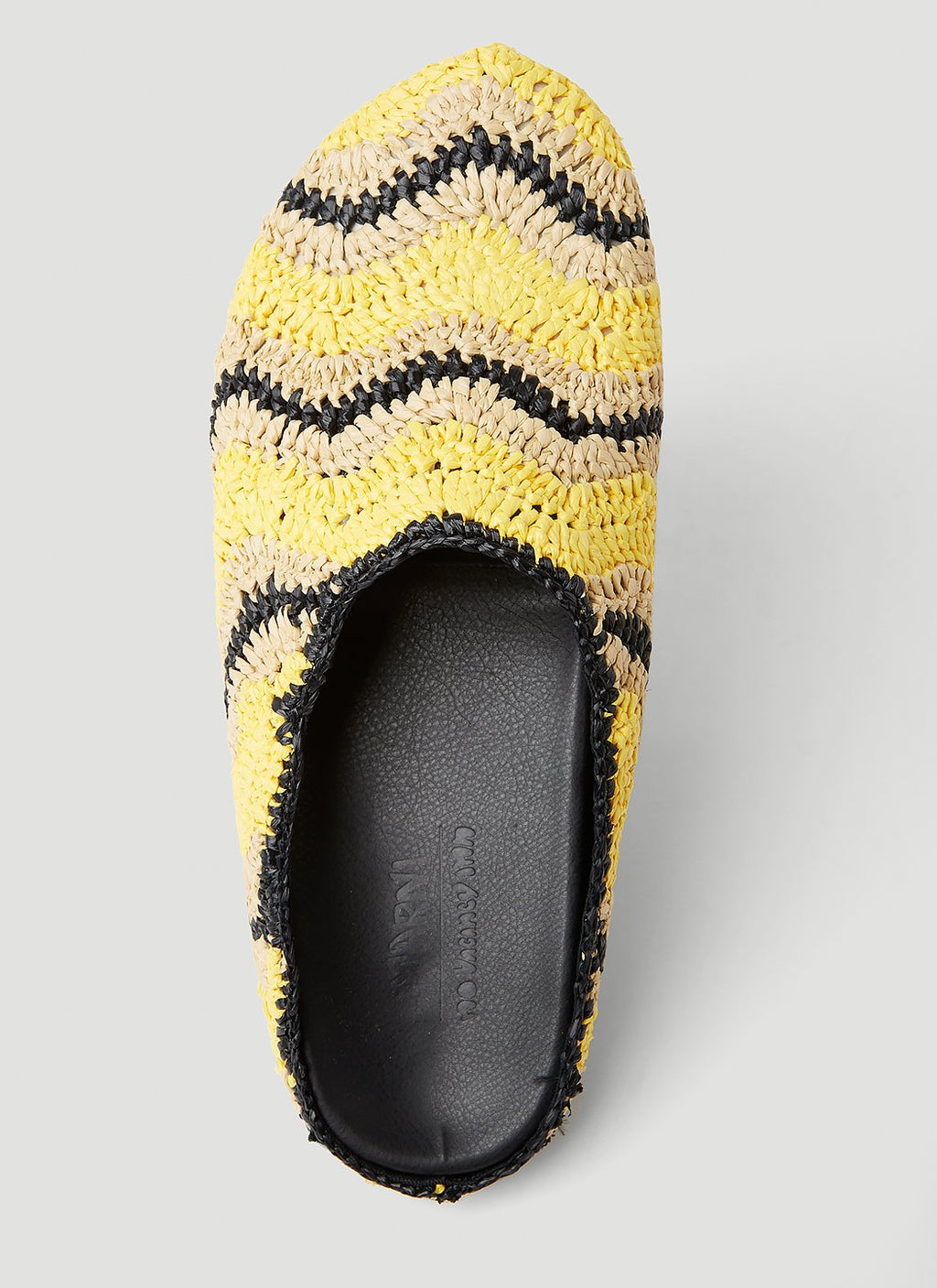 Marni X No Vacancy Men Fussbet Sabot Raffia Mules