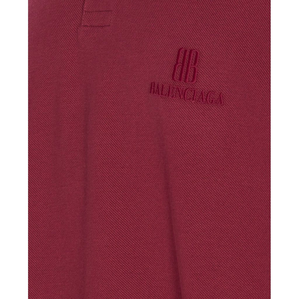 Balenciaga Men Nano Bb Logo Polo
