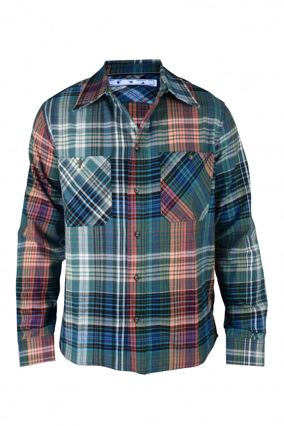 Off-White Men Checked Shirt