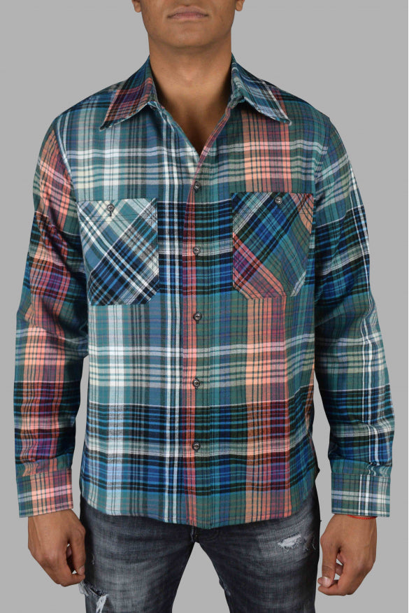 Off-White Men Checked Shirt