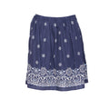 Miu Miu Women Printed Slubbed Poplin Skirt