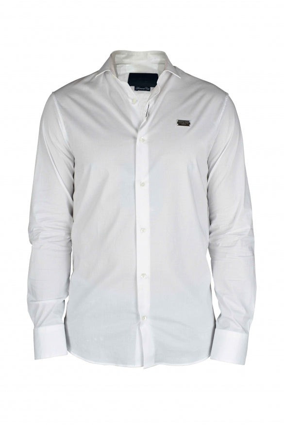 Philipp Plein Men Diamond Cut Ls Iconic Shirt