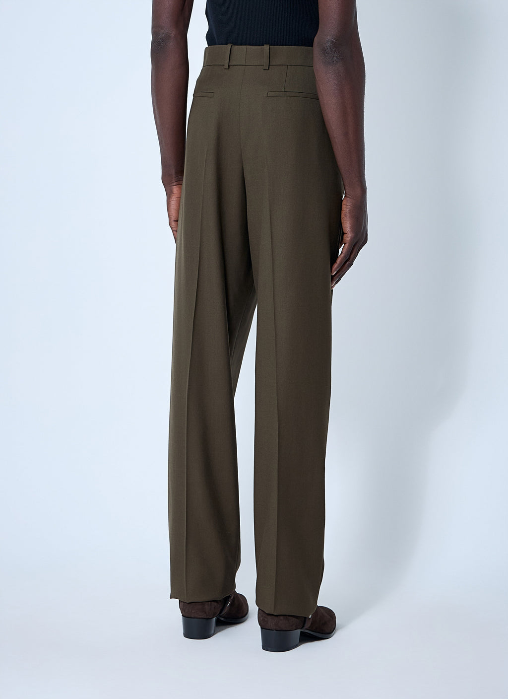 Saint Laurent Men Wool Tailored Pants