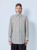 Saint Laurent Women Striped Button-Down Shirt