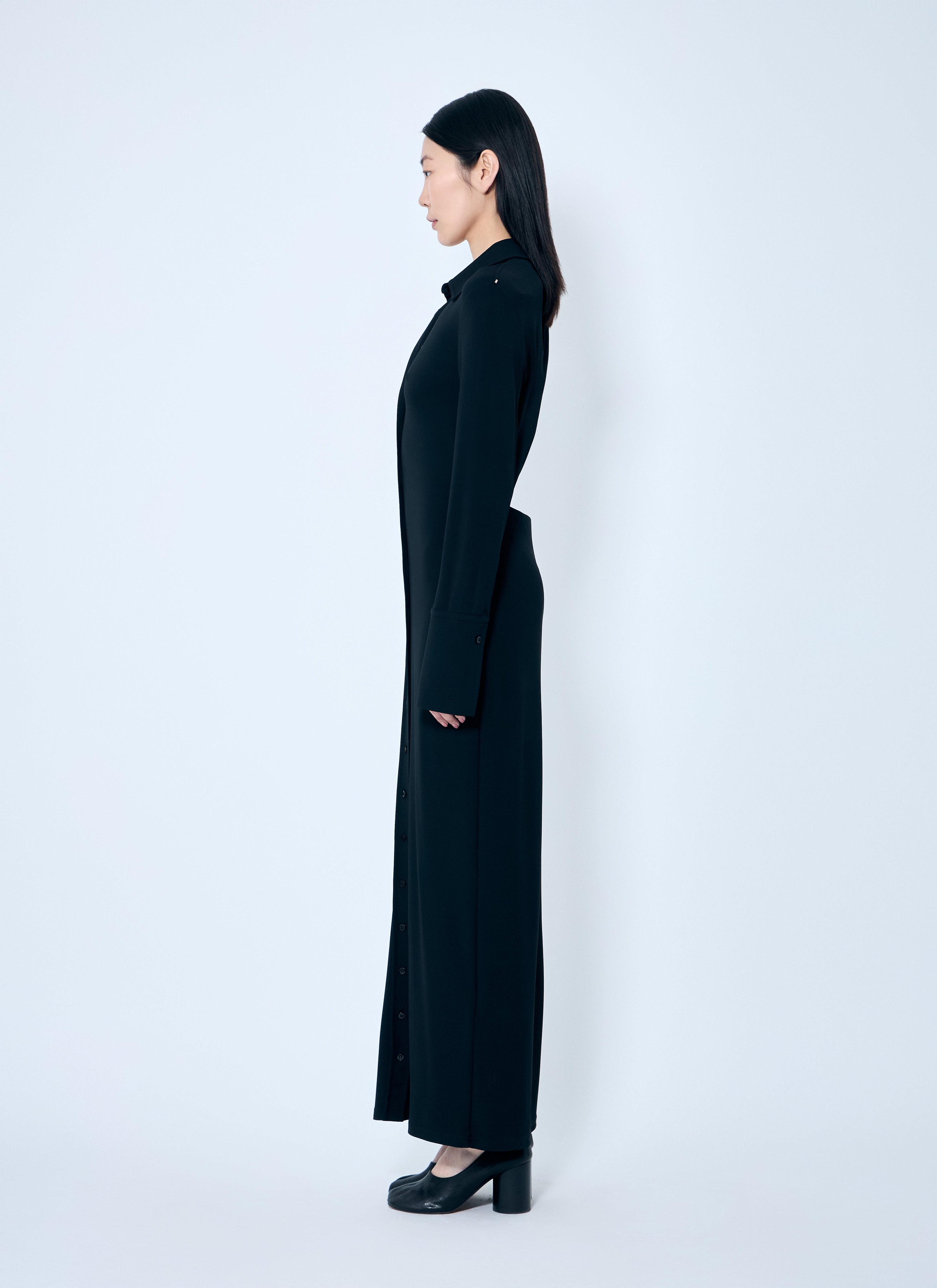 Sportmax Women Crepe Jersey Shirt Dress